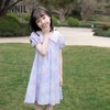 【清新雅致】女童短袖连衣裙夏季新款安奈儿童装EG523103 商品缩略图1