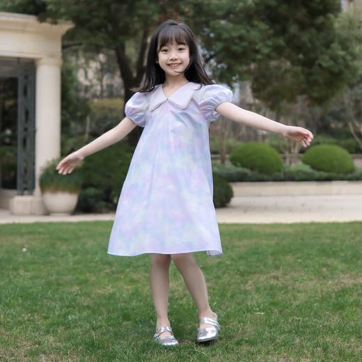 【清新雅致】女童短袖连衣裙夏季新款安奈儿童装EG523103 商品图5