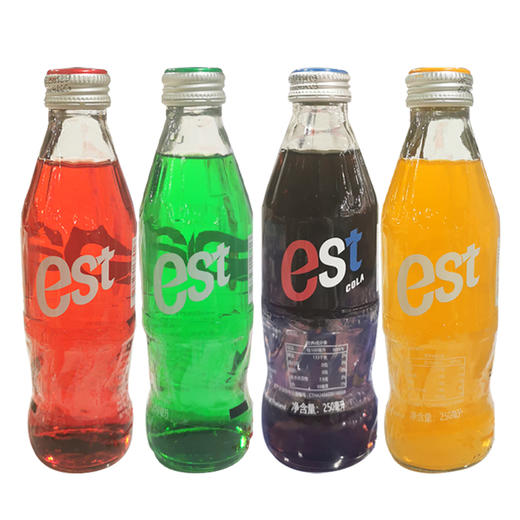 泰国进口est可乐味I 草莓味I 奶油苏打味I 橙味汽水250ml 商品图5