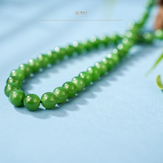 【清婉雅韵】碧玉圆珠项链 商品图3