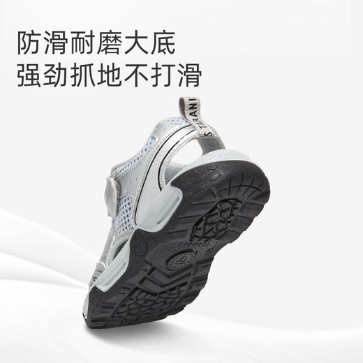 泰兰尼斯儿童凉鞋夏季新款男童沙滩凉鞋男童户外鞋子时尚缕空 T07X5B6204 商品图4