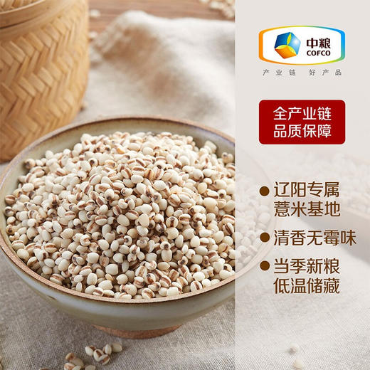【组合立减】中粮初萃辽阳薏米400g+粹品沁采赤小豆500g 商品图1