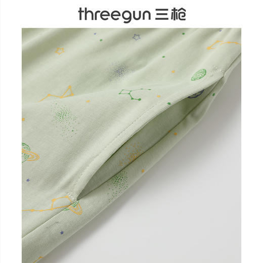 Threegun三枪 水柔棉女士家居长裤-T60022B01 商品图5