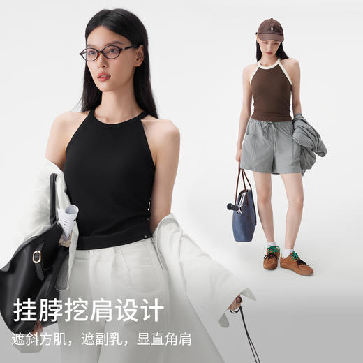 半练小圆领挂脖背心 TA049 商品图4