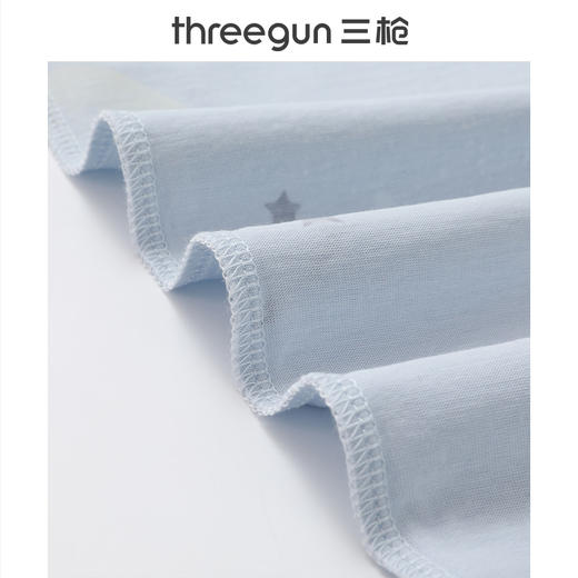 Threegun三枪 水柔棉圆领短袖女士家居裙-T70013A01 商品图7