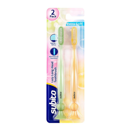 舒比拓  懒人长头牙刷2支装 商品图5