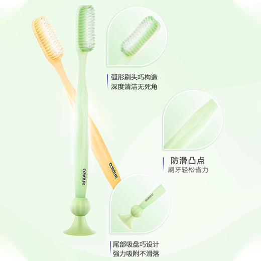 舒比拓  懒人长头牙刷2支装 商品图3