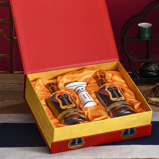 广誉远远字牌龟龄集酒亲情礼盒500ml*2瓶/盒  延缓衰老 抗疲劳 商品图4