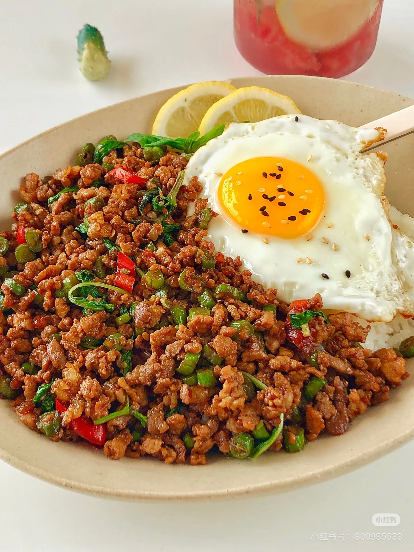 泰式打抛猪肉饭