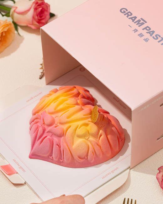 落日夏威夷-玫瑰荔枝覆盆子慕斯生日蛋糕（1.0磅） 商品图4