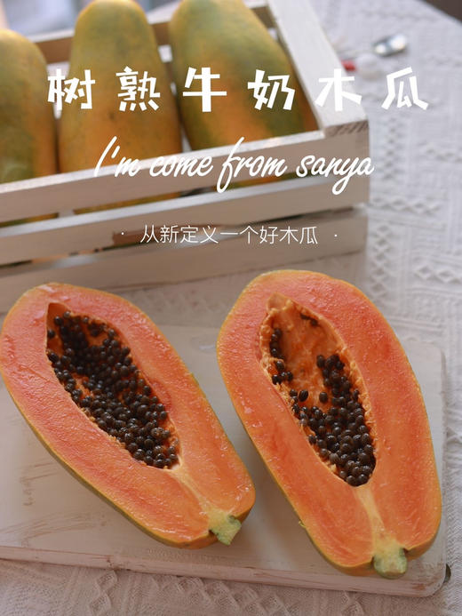树熟木瓜，皮薄、肉厚、多汁、香甜 商品图4