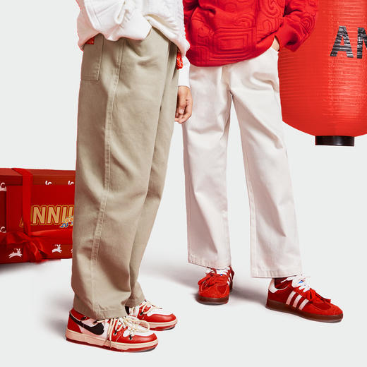 男女童全腰梭织单裤春季新款安奈儿童装EM516002 商品图2