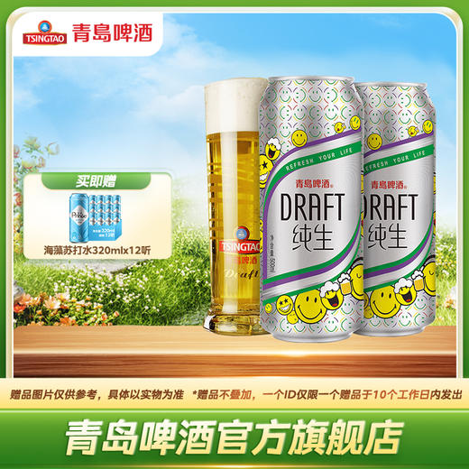 青岛啤酒纯生500ml*18听 商品图0