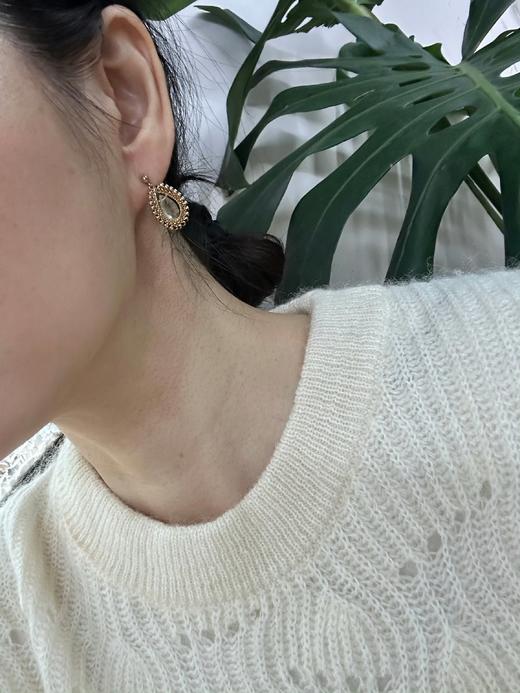 SpoiledBrat Jewelry14k注金 金发晶耳环 商品图1