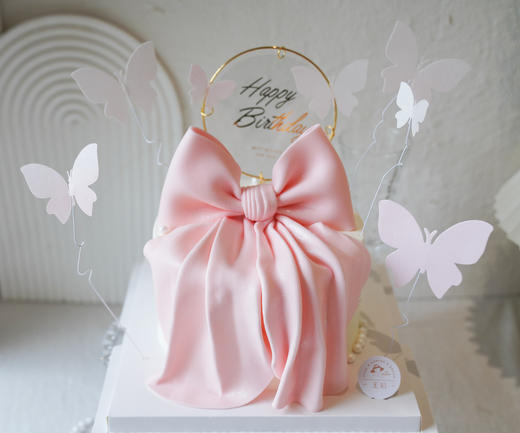 粉色蝴蝶与蝴蝶结（需提前6小时预定） 商品图1