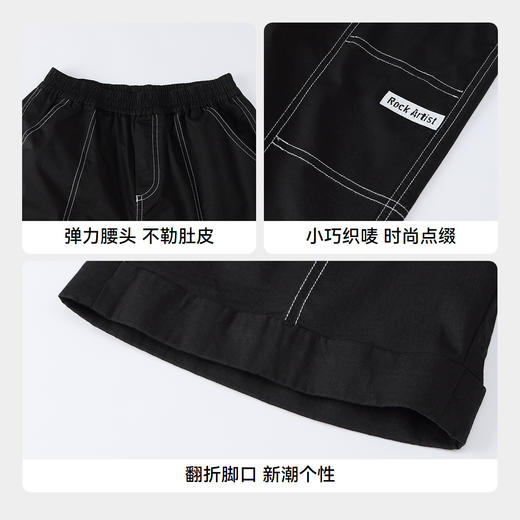 【实体店同款】男童全腰梭织中裤夏季新款安奈儿童装EB526131 商品图4