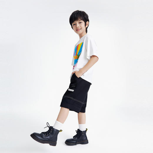 【实体店同款】男童全腰梭织中裤夏季新款安奈儿童装EB526131 商品图5