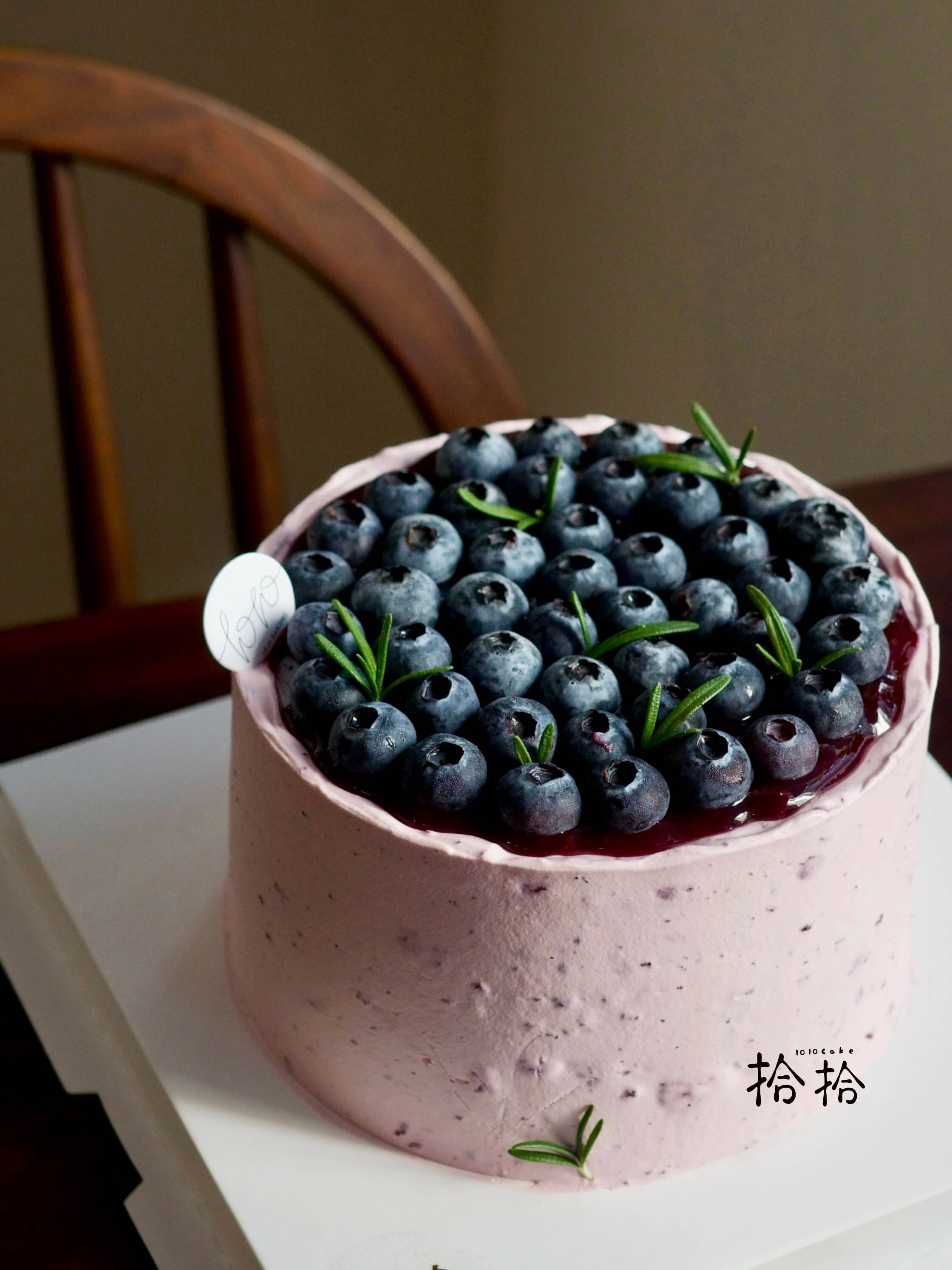 「蓝莓瀑布·奥利奥多多」特调蓝莓淡奶油·花青素满满·100%动物奶油（主图6寸·提前6小时预订）