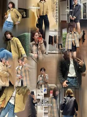 Bur双面穿女款棉服两色  黄金战袍系列