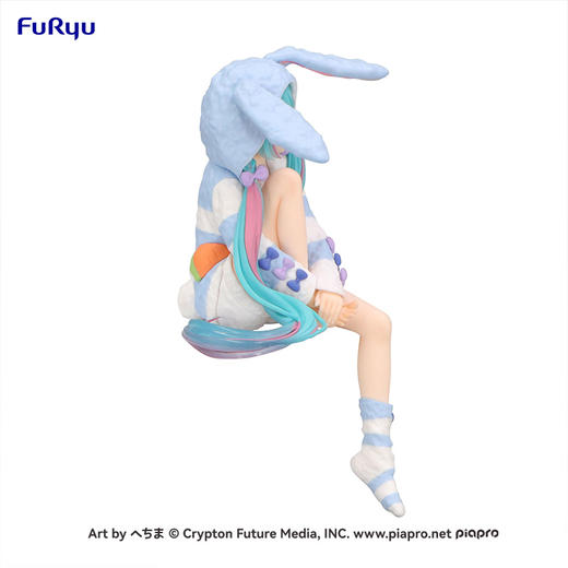 【GSC补款】初音未来  泡面压手办 - 兔耳兜帽睡衣 蓝色 ver.- 商品图2