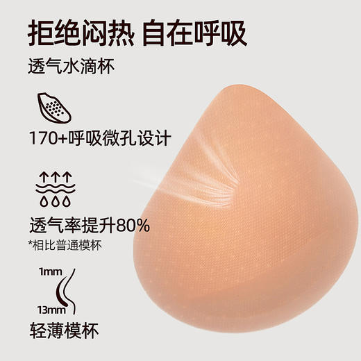 好奇蜜斯无痕内衣女蕾丝无钢圈小胸聚拢文胸罩套装隐形薄春  梅琳 商品图3