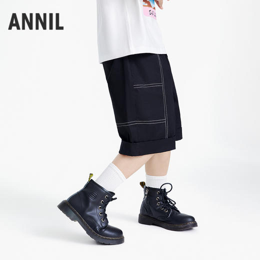 【实体店同款】男童全腰梭织中裤夏季新款安奈儿童装EB526131 商品图2