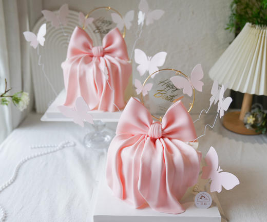 粉色蝴蝶与蝴蝶结（需提前6小时预定） 商品图0
