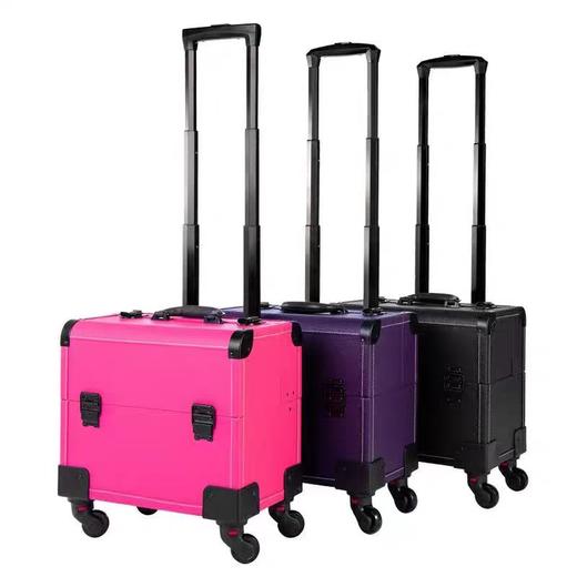 足浴技师上钟工具箱 足浴修脚师收纳箱 拉杆工具箱 商品图5