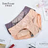 【45元5条，数量拍5】小码性感蕾丝轻薄款贴肤透气纯棉底裆女夏季中低腰三角底裤DKM1219K1677-K1 商品缩略图4