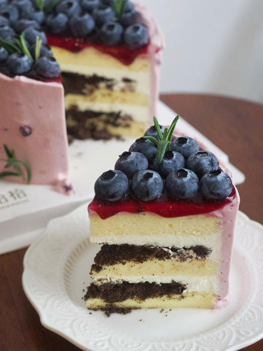 「蓝莓瀑布·奥利奥多多」特调蓝莓淡奶油·花青素满满·100%动物奶油（主图6寸·提前6小时预订） 商品图3