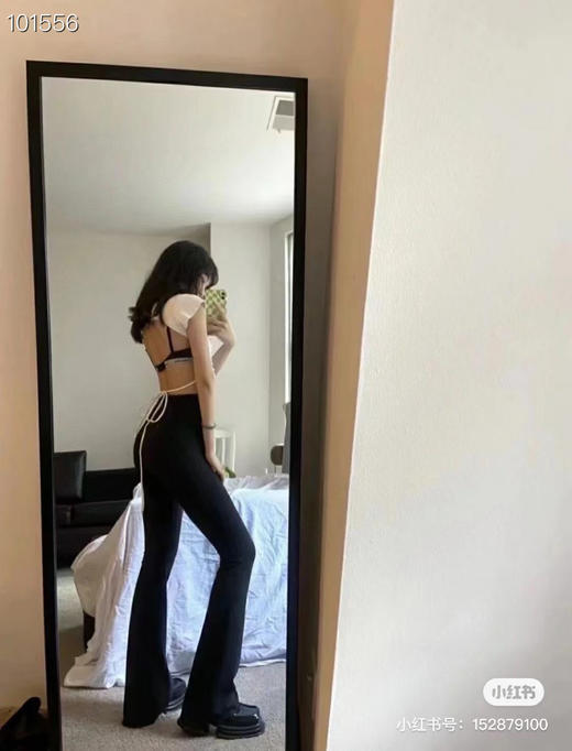 新增口袋款！官网在售💰950！【lu家Groove女士高腰喇叭长裤】标牌齐全❗️出入专柜无压力~王牌Nulu面料！轻盈柔滑，四面弹力！裸感高弹显身材第一名🥇垂感强，透气不闷！3色可选 商品图11