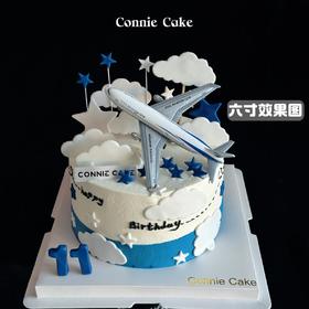 梦想起航 飞机主题蛋糕