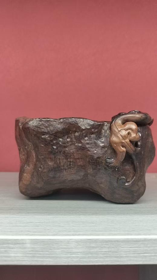 烟灰缸摆件/黑檀7*12*9cm 商品图0