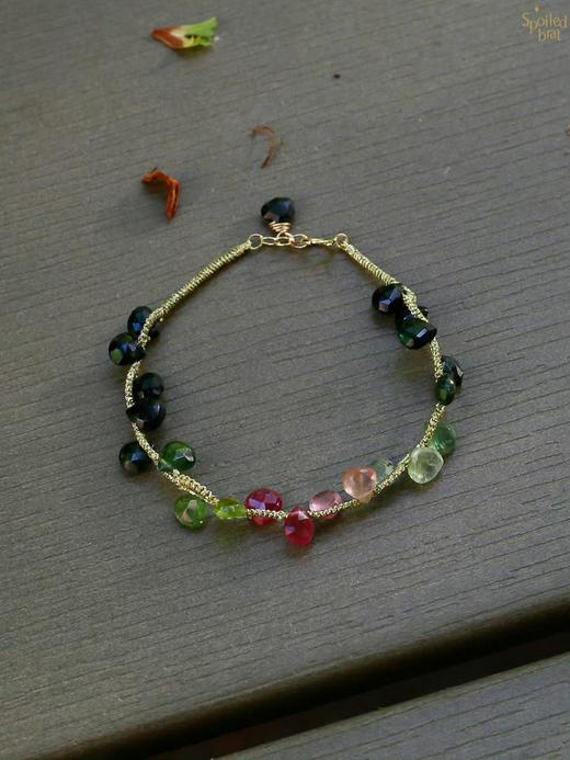SpoiledBrat Jewelry编织系列  碧玺手链 商品图0