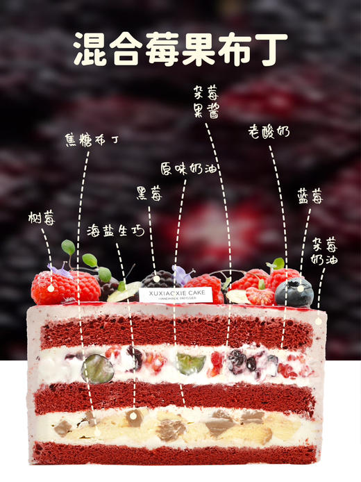 【混合莓果布丁】蓝莓、黑莓、树莓，在舌尖爆汁碰撞，一口吃到三重花青素，健康好气色～ 商品图1