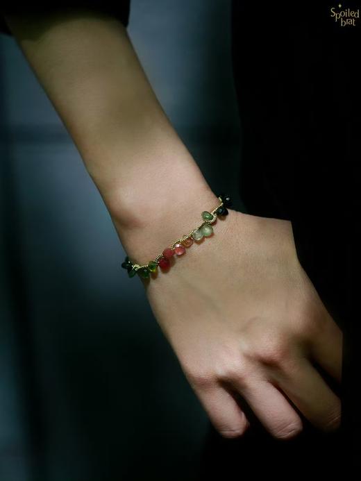 SpoiledBrat Jewelry编织系列  碧玺手链 商品图2