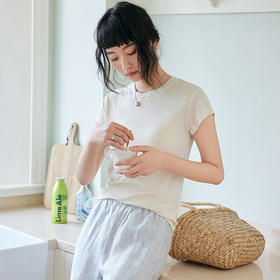 ☀通勤休闲,柔软自在【KEMU】天丝醋酸羊毛款·短袖T，百搭又好看，不挑肤色不挑人， 来自澳洲黄金产区的美丽诺羊毛+奥地利兰精天丝+伊士曼醋酸纤维