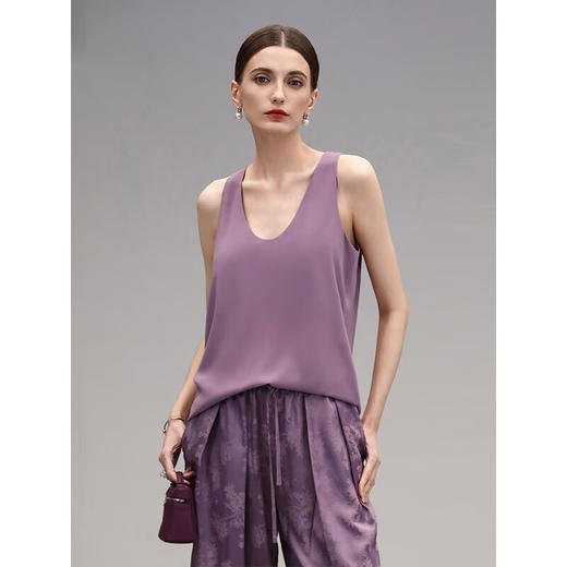 COCOBELLA[人手N件]双层吊带背心可外穿休闲上衣VT0023B-6 商品图2