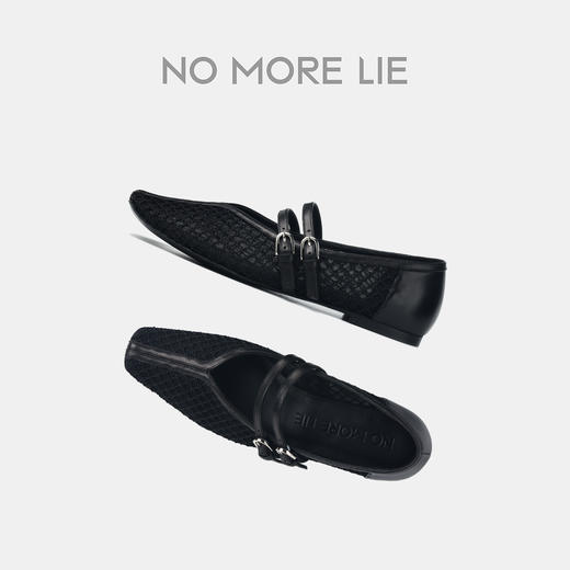 直述NOMORELIE 镂空芭蕾舞鞋 商品图4