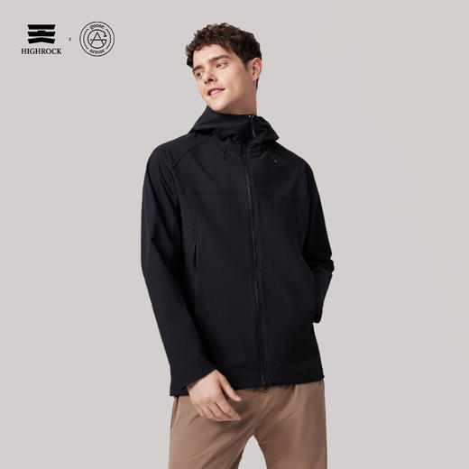 天石鹅铠甲户外防风软壳徒步运动耐磨夹克登山透气高弹力男款夹克G617  2.0 商品图1