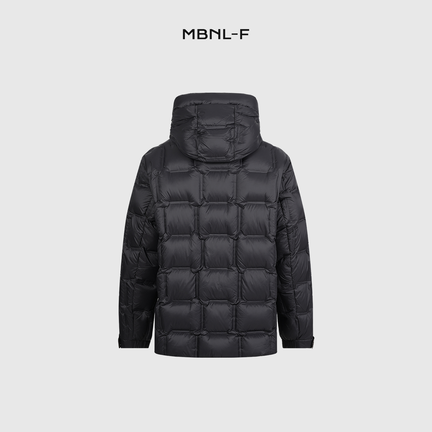 MBNL-F“方格子羽绒服” 24F/W秦磊X 冬季厚款抽绳连帽外套 LL-8521 N2商品图2