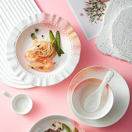 【秒杀】菲米生活伊甸花园喷釉餐具组合FM-CJ2401 商品图2