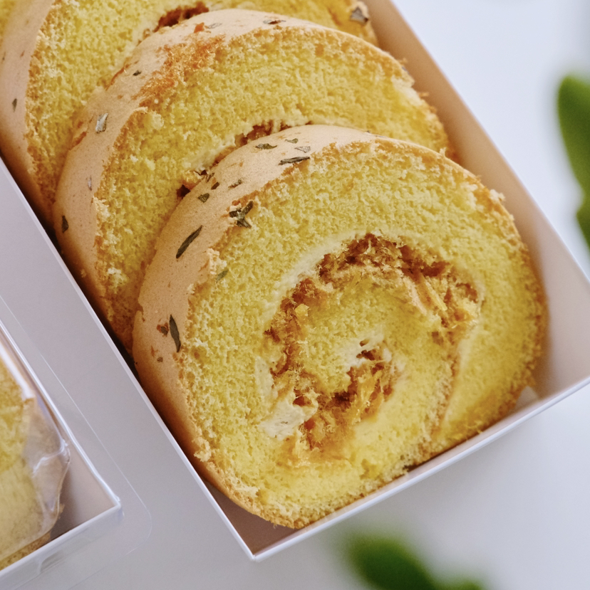 咸奶油肉松蛋糕卷