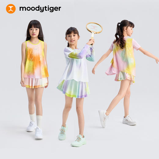 【DR暑假】moodytiger印花仙女半裙女童防走光运动短裙25夏季新欧若风52211802 商品图4