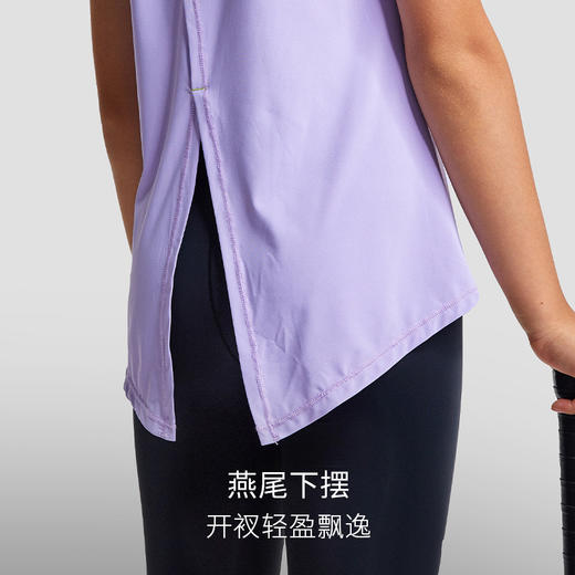 【DR暑假】moodytiger女童夏季新款中大童印花个性背开叉速干短袖T恤32210103 商品图2