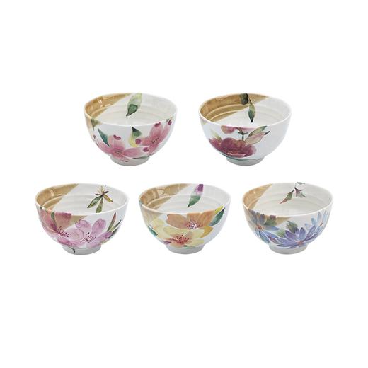 日本进口和蓝五入碗/五入深盘礼盒套装/花七宝五入碗礼盒套装-YHD 商品图7