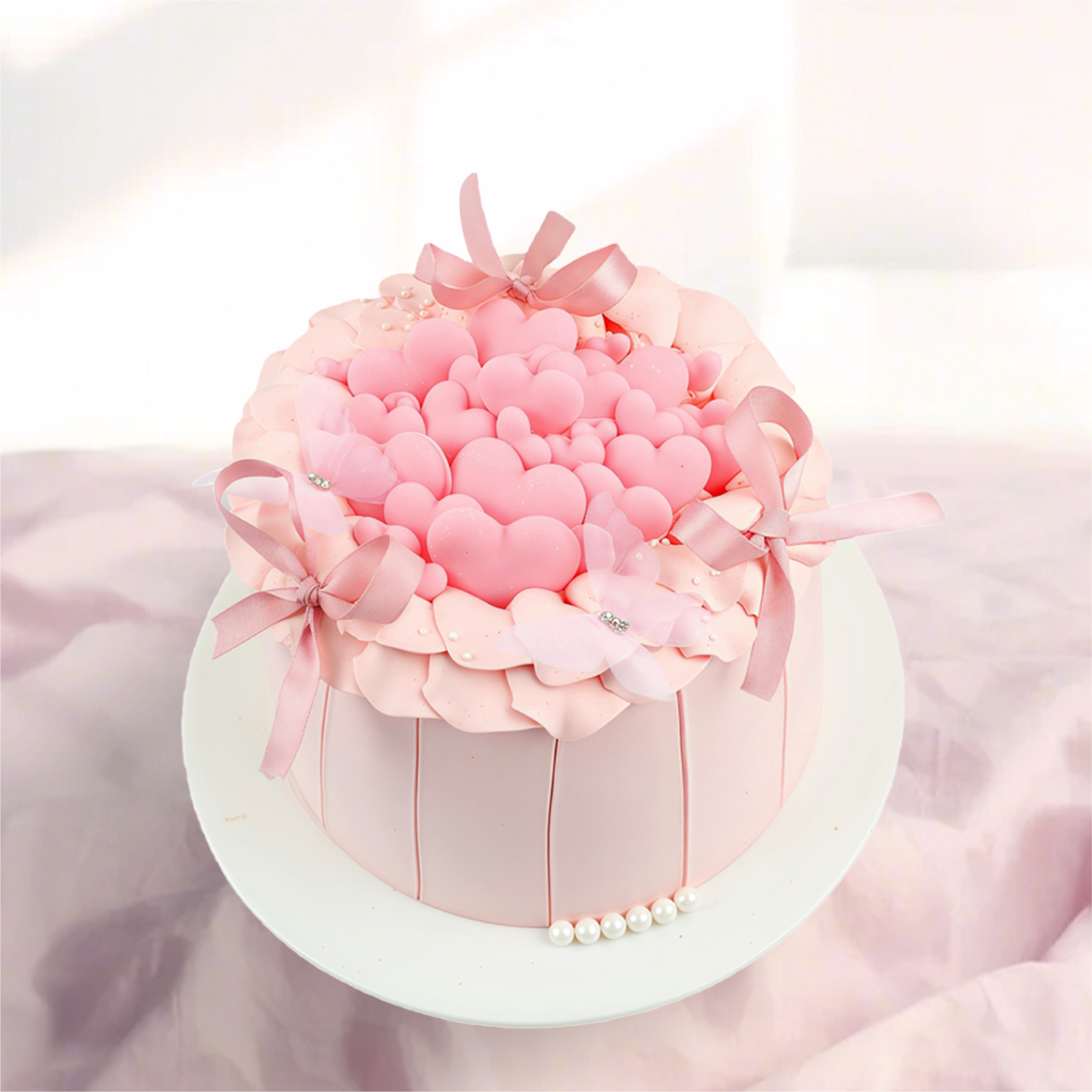 （粉红女神） 女神蛋糕下午茶生日聚会蛋糕（请提前6--8小时下单，18:00后下单最快第二天15:30后可到店取货，具体时间看门店而定。）