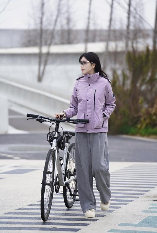 现货秒发 臣禾	【莫奈紫外套】小个子连帽休闲冲锋衣	JZ251010475 商品图12