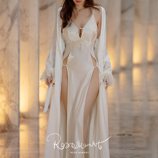 双侧高开叉性感真丝长裙  A230503 商品图5