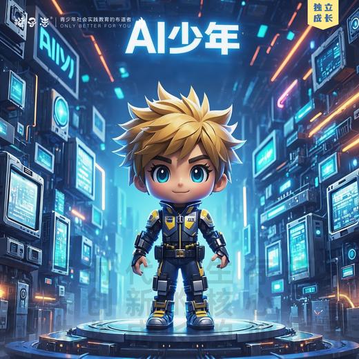 孩子志 | 国庆《AI少年》数字成长夏令营【VIP优惠】三天，9岁+儿童独立，苏州基地，往返接送，AI初探、AI创作、AI未来，AI时代从孩子开始... 商品图0